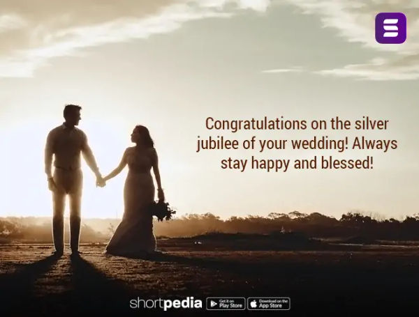 25th Anniversary Wishes