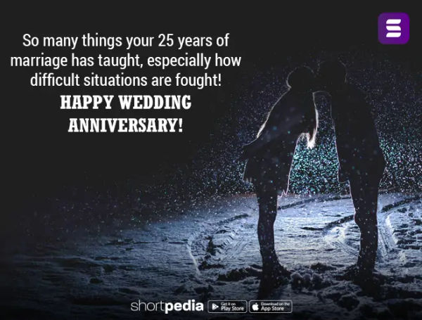 25th Anniversary Wishes