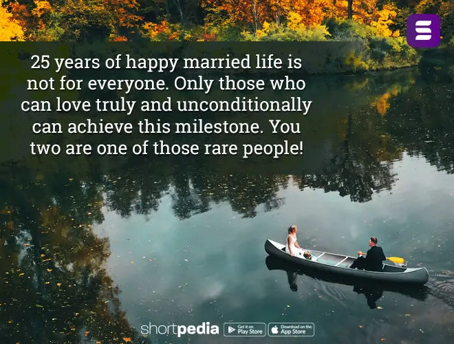 25th Anniversary Wishes