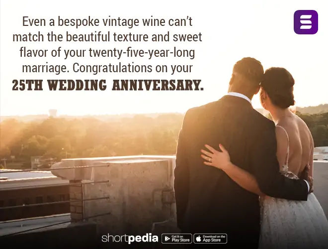 25th Anniversary Wishes