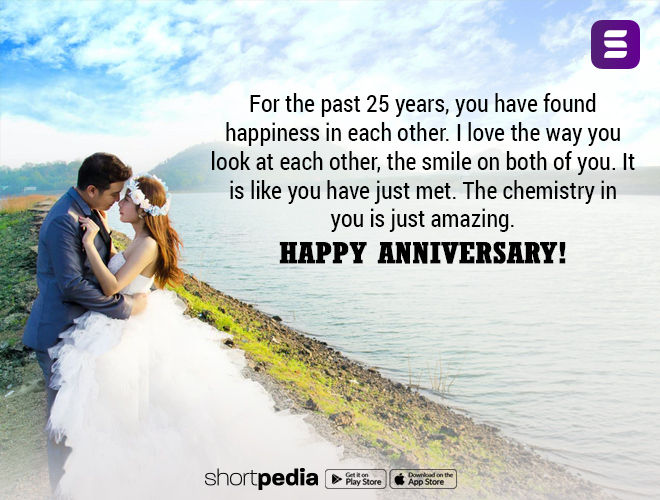 25th Anniversary Wishes