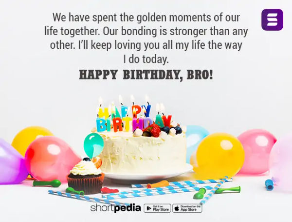 Birthday Wishes For Brother