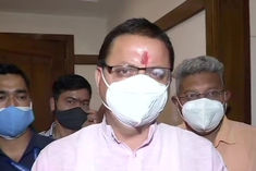 Uttarakhand CM Pushkar Singh Dhami reaches Delhi, will meet PM today
