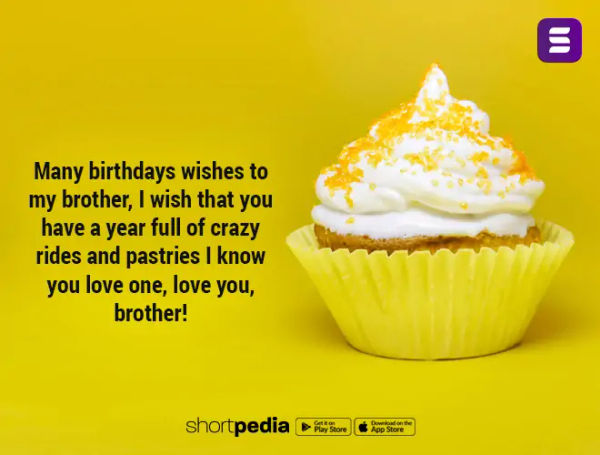 Birthday Wishes For Brother