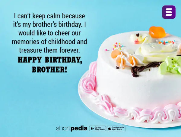 Birthday Wishes For Brother