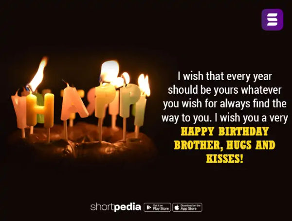 Birthday Wishes For Brother