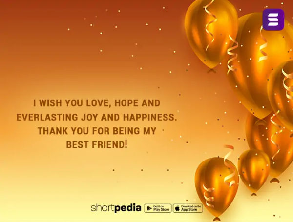 Birthday Wishes For Best Friend