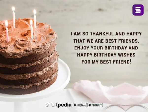 Birthday Wishes For Best Friend