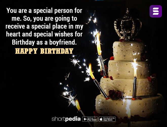 Birthday Wishes For Boy Friend You Are A Special Person For Me So You Are Going To Receive A Special Place In My Heart And Special Wishes For Birthday As A