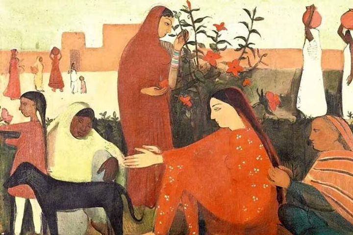 Painting by Amrita Sher Gil