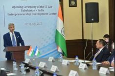 external affairs minister s jaishankar met president ashraf ghani in tashkent discussed the situatio