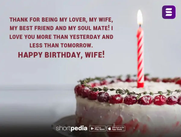 Birthday Wishes For Wife