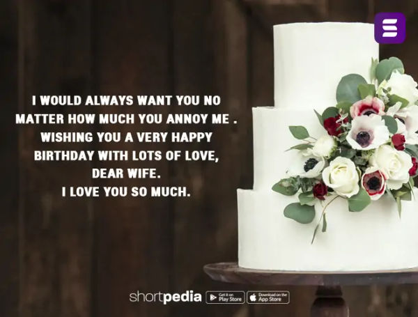 Birthday Wishes For Wife