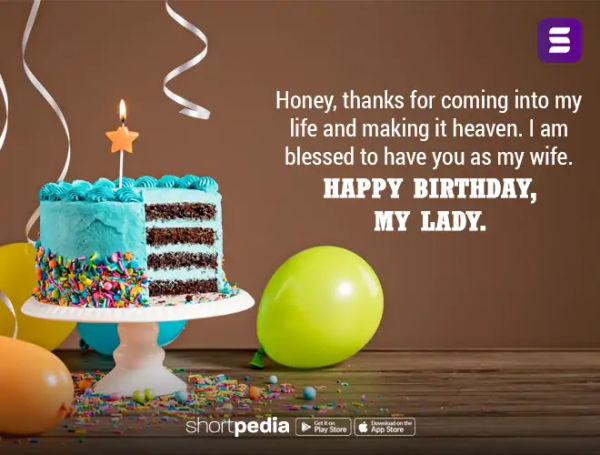 Birthday Wishes For Wife