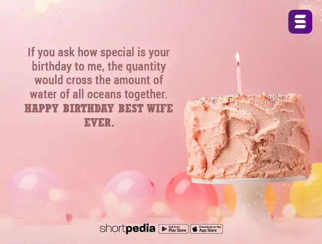 Birthday Wishes For Wife