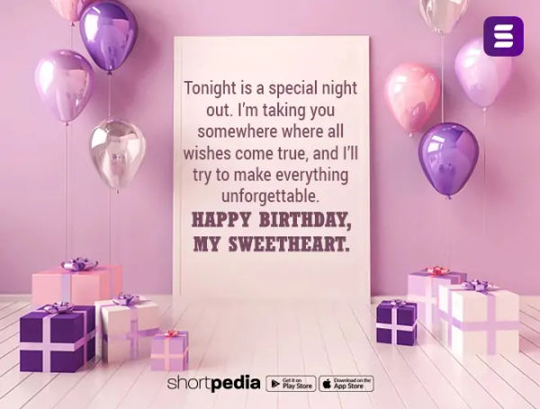 Birthday Wishes For Girlfriend