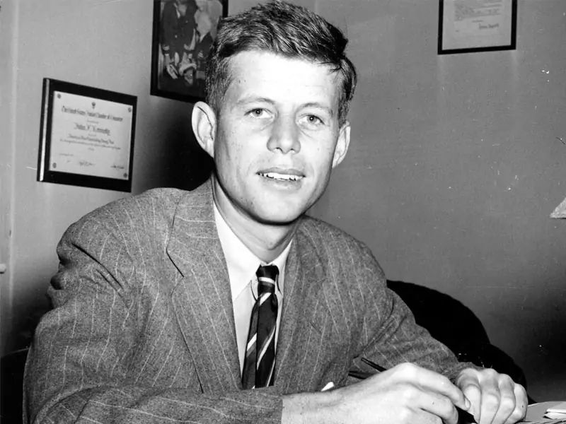 john f kennedy young, young jfk