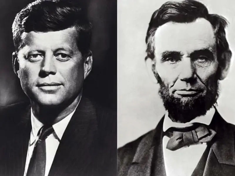john f kennedy and abraham lincoln