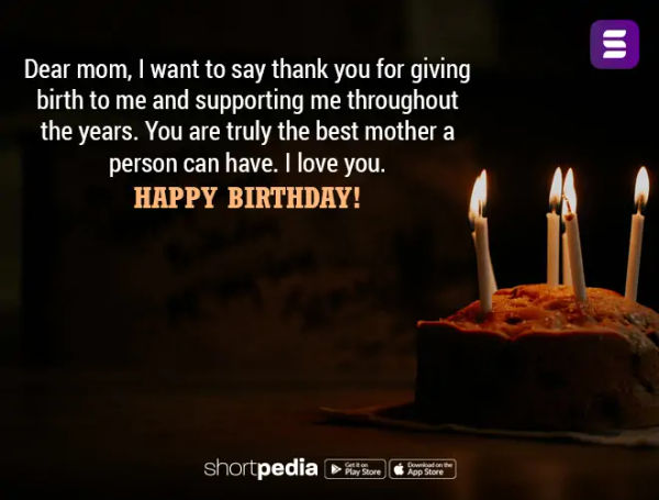 Birthday Wishes For Mother