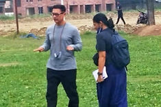 Aamir Khan Reaches Amar Singh College In Srinagar