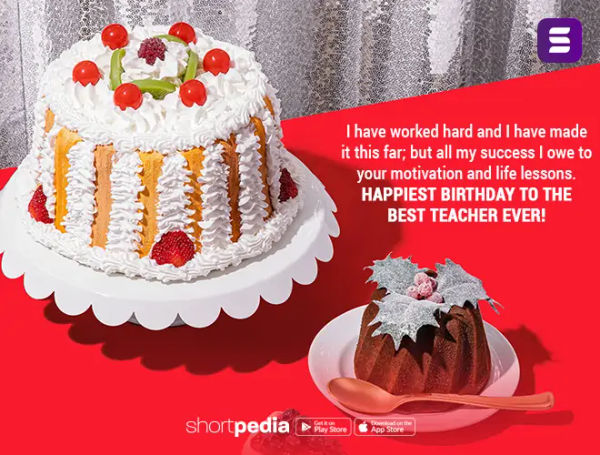 Birthday Wishes For Teacher