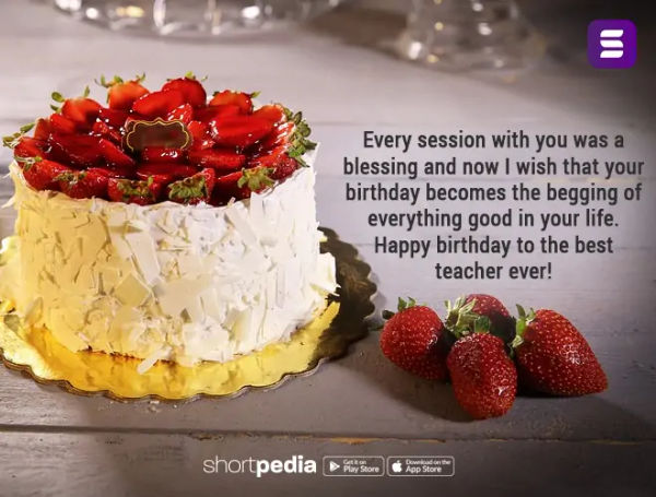Birthday Wishes For Teacher