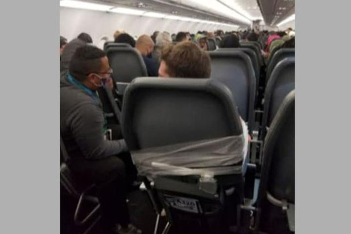 Frontier Airlines Passenger Taped To Seat After Misbehaving With Flight