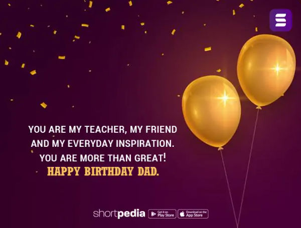 Birthday Wishes For Dad