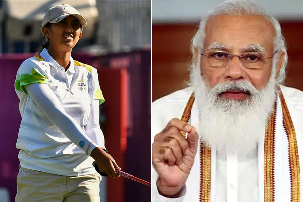 Prime Minister Narendra Modi Praised Golfer Aditi Ashok