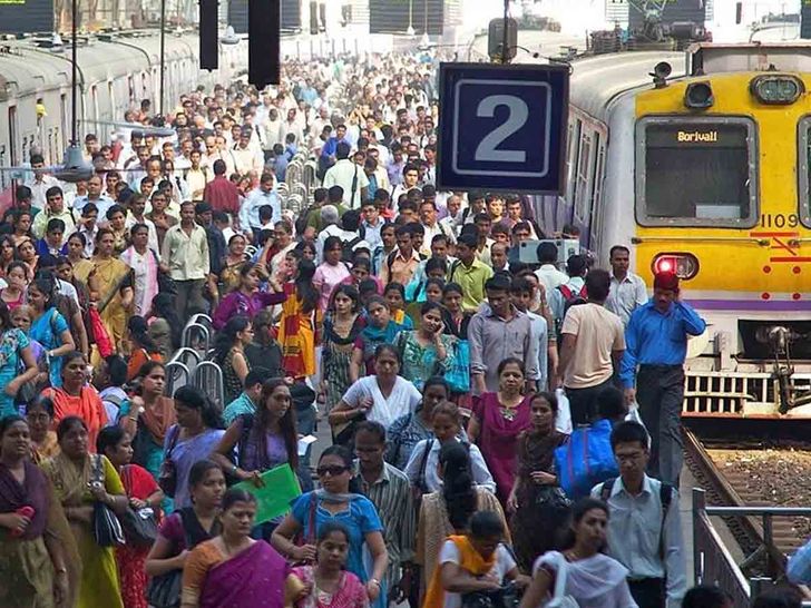 Indian Railway Population = Australia