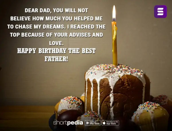 Birthday Wishes For Dad
