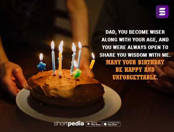 Birthday Wishes For Dad