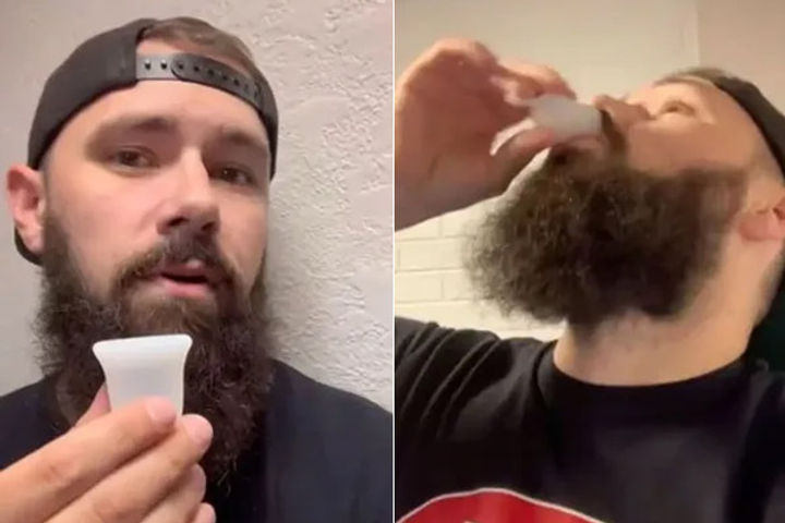 Man mistakes girlfriend's menstrual cup as shot glass Man mistakes girlfriend's menstrual cup as shot glass