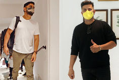 MS Dhoni and Suresh Raina arrive in Chennai to prepare for IPL