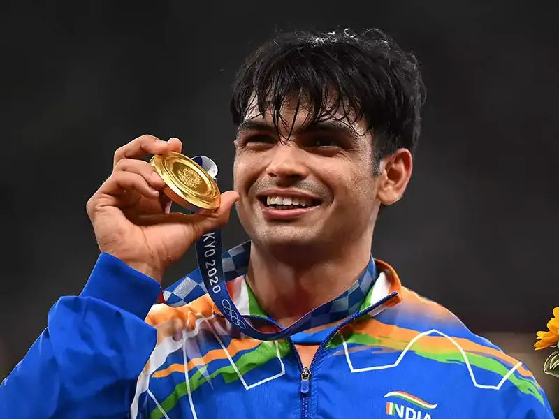 neeraj chopra gold