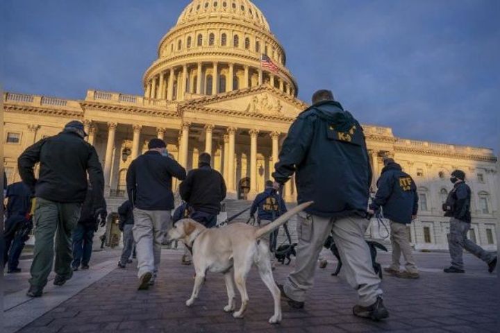 truck full of explosives recovered near us parliament entire area sealed investigative agencies on h