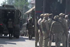 Two Hizb ul Mujahideen terrorists neutralised by security forces in Khrew Awantipora