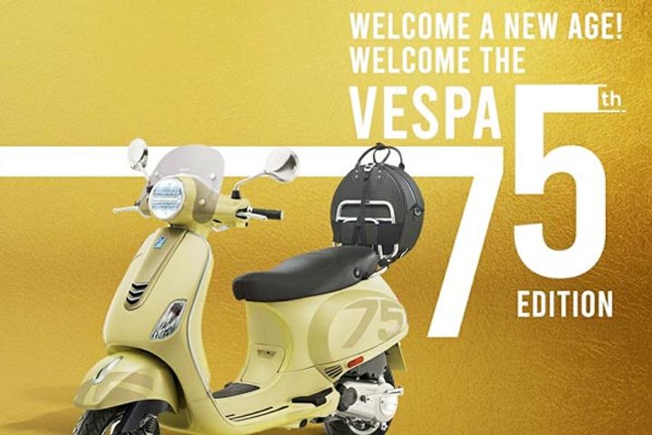 Vespa anniversary edition model launched