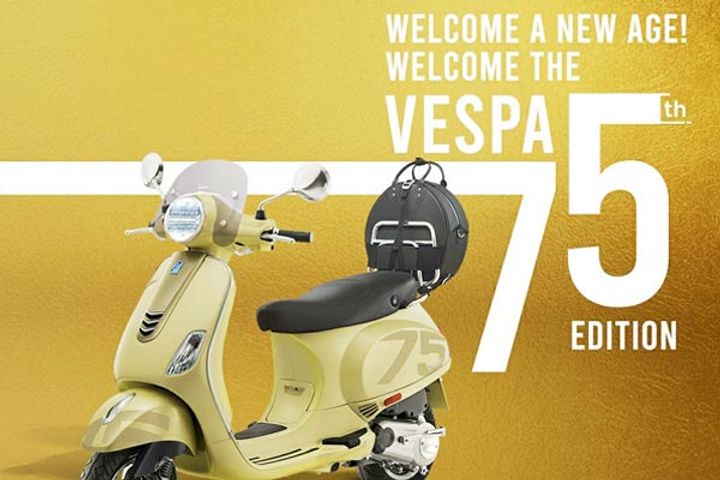 Vespa anniversary edition model launched Vespa anniversary edition model launched