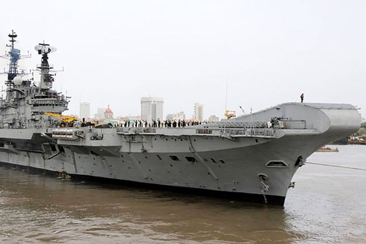 Preparing to show strength to China, INS Viraat will also be present Preparing to show strength to China, INS Viraat will also be present