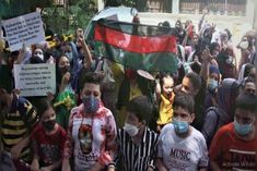 People Of Afghan Origin Protest In Front Of The Un High Commissioner In Delhi