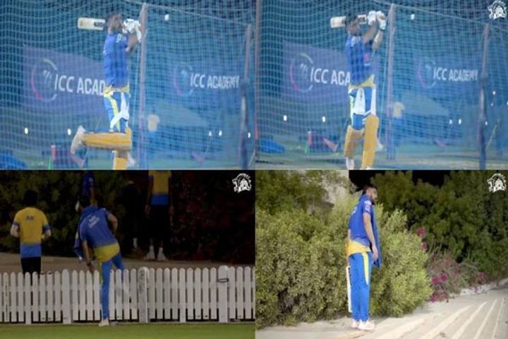Dhoni became aggressive before the second leg, hit six sixes first, Dhoni became aggressive before the second leg, hit six sixes first,