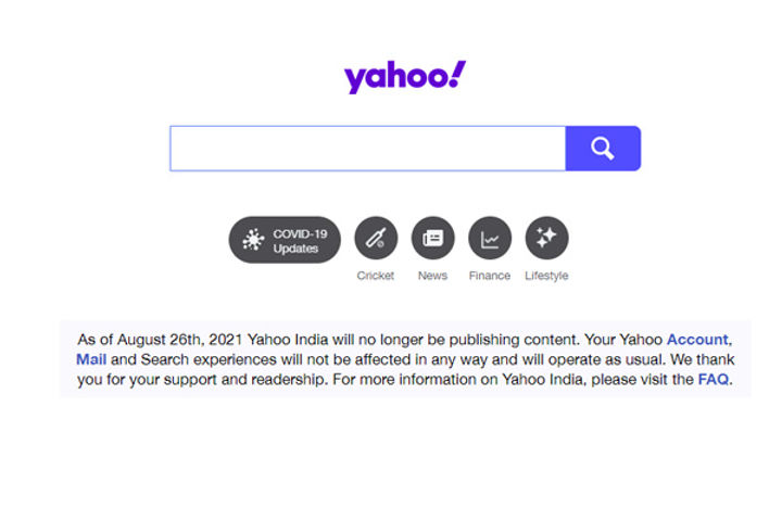 Yahoo shuts down news operations in India over FDI regulations