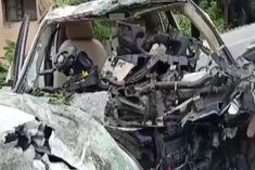 Bengaluru Speeding Audi Rams Into Pole Killing Seven