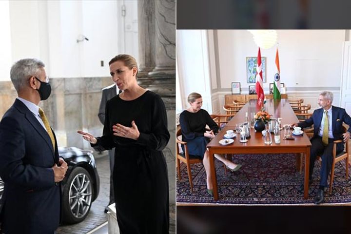 Jaishankar met the PM of Denmark