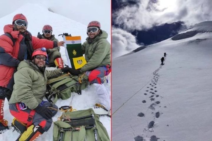 ITBP Mountaineers Climbed Mount Balbala First Time After 74 Years Photos