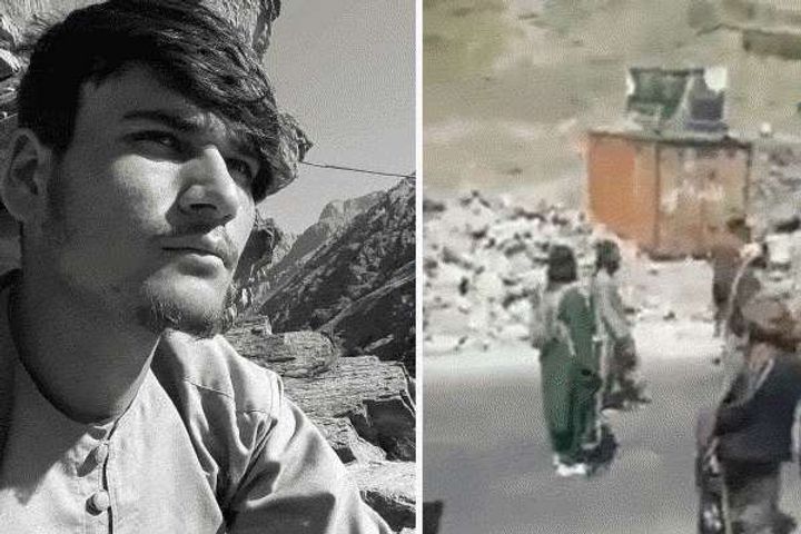 Taliban killed a young man on the road in Panjshir the companion kept showing the ID card