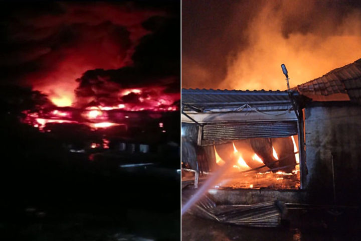 Massive fire breaks out in godown of online grocery store in Pune, goods worth lakhs ashes