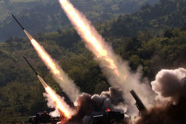 North fires 2 ballistic missiles
