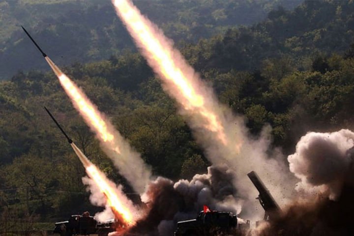 North Korea fired 2 ballistic missiles into the sea Both fell near Japan